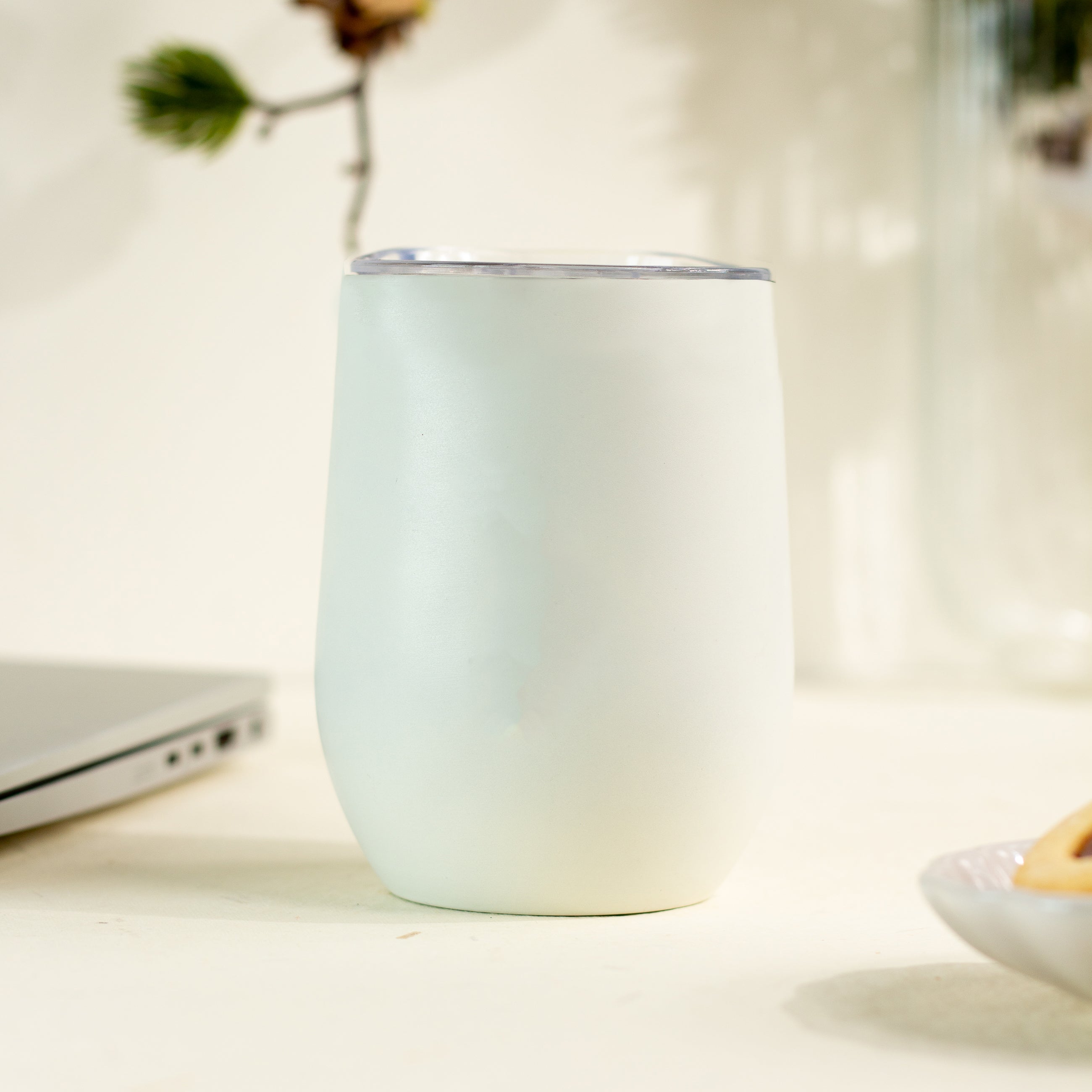 Personalised Travel Cup - White