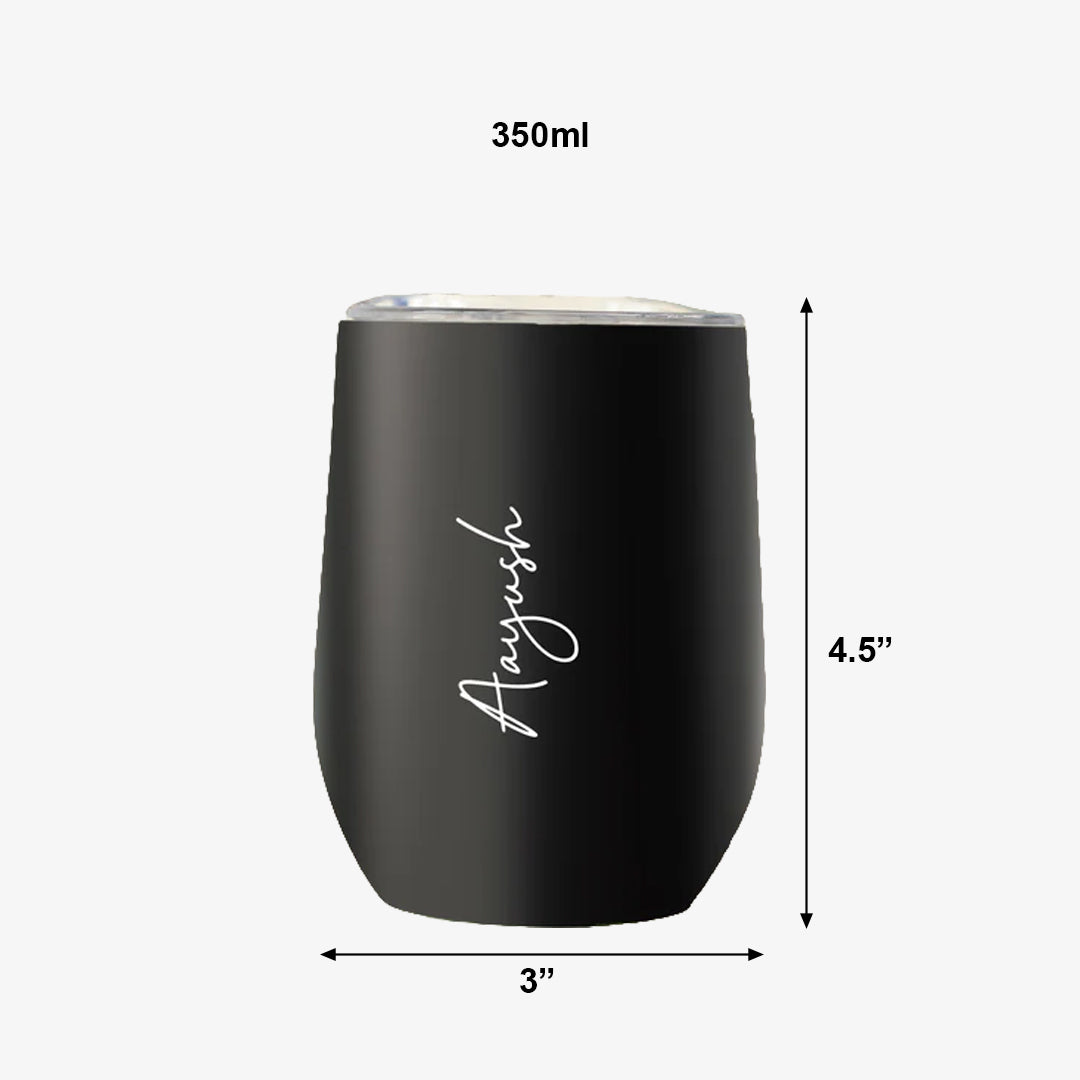 Personalised Travel Cup - Black