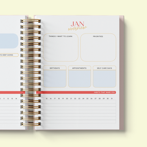 Personalised Planner 2024- Rise & Thrive (Dated)