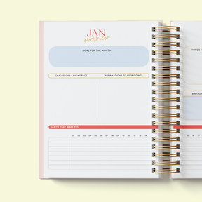 Personalised Planner 2024- Rise & Thrive (Dated)