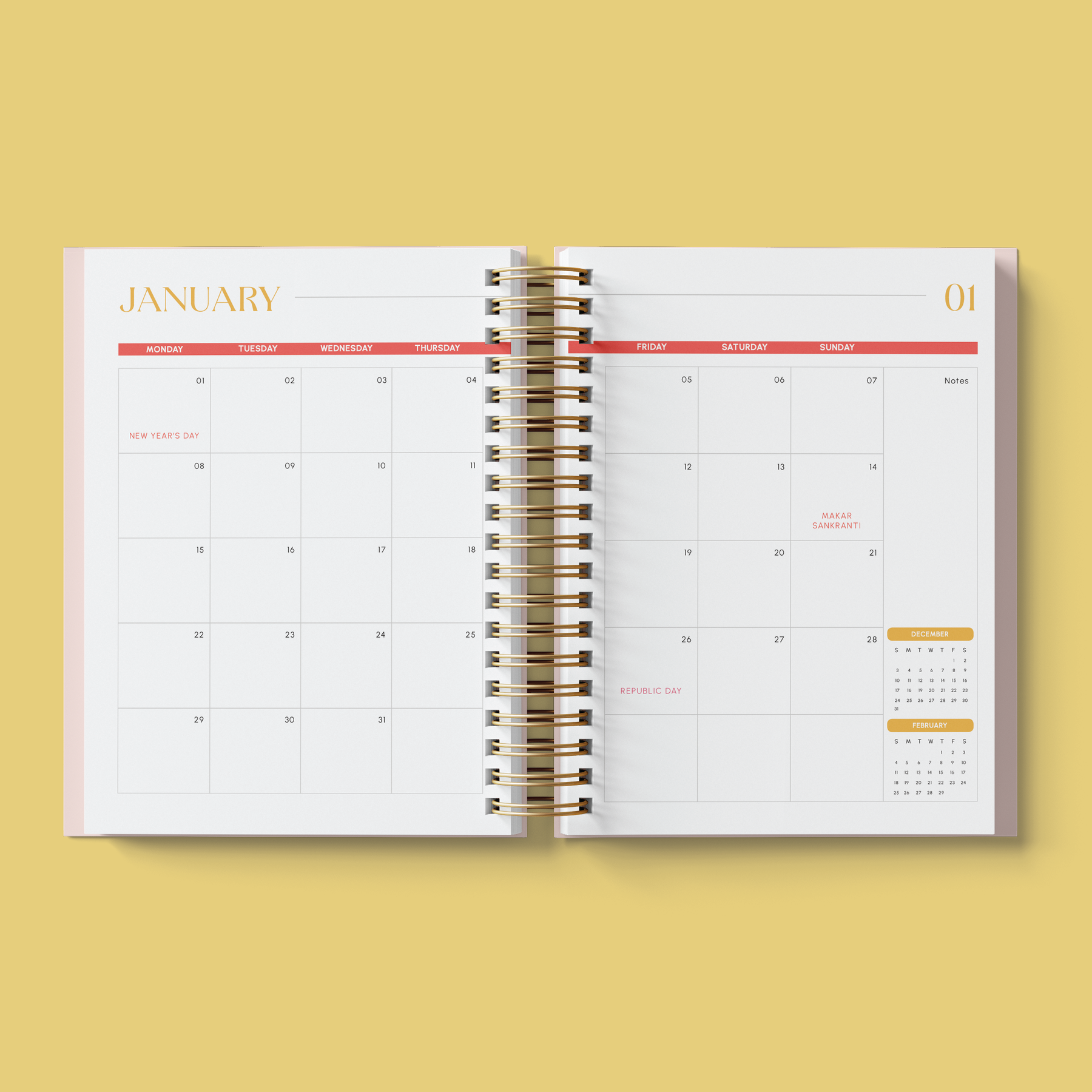 Personalised Planner 2024- Rise & Thrive (Dated)