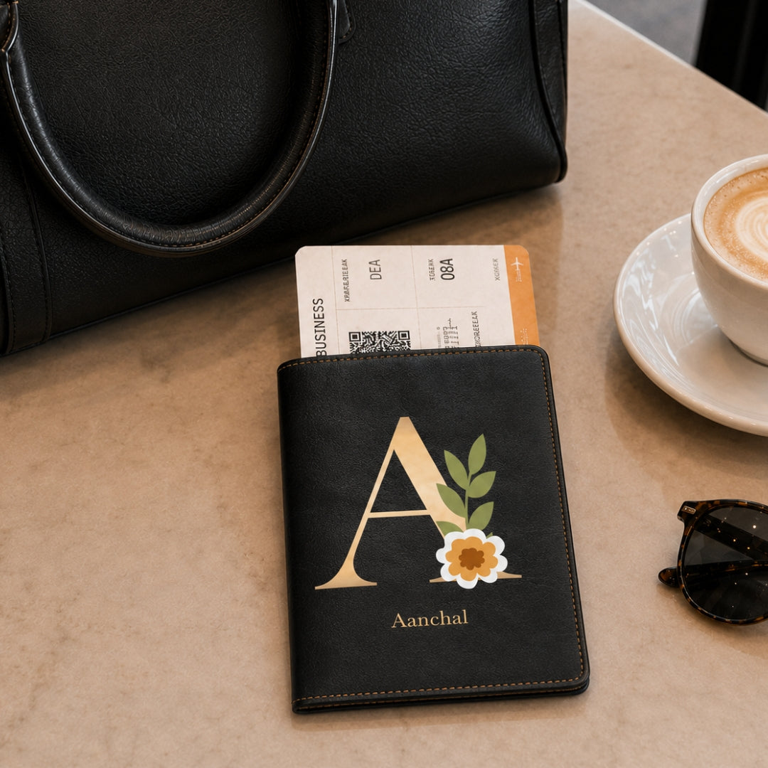 Personalized Passport Cover - Blossom