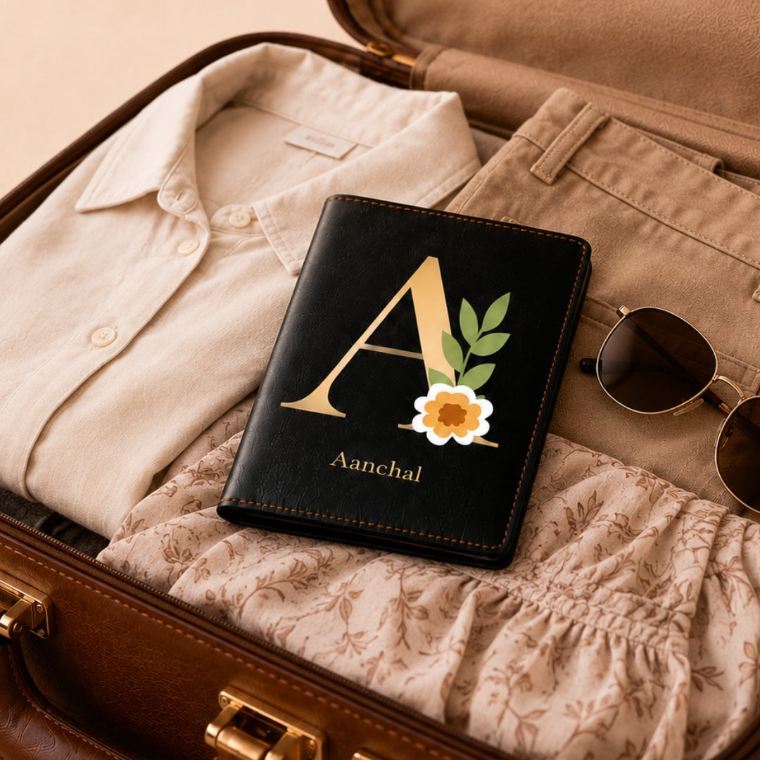 Personalized Passport Cover - Blossom