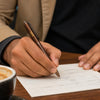 Cappuccino Personalised Pen | Coffee Pen in Brown