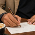 Cappuccino Personalised Pen | Coffee Pen in Brown
