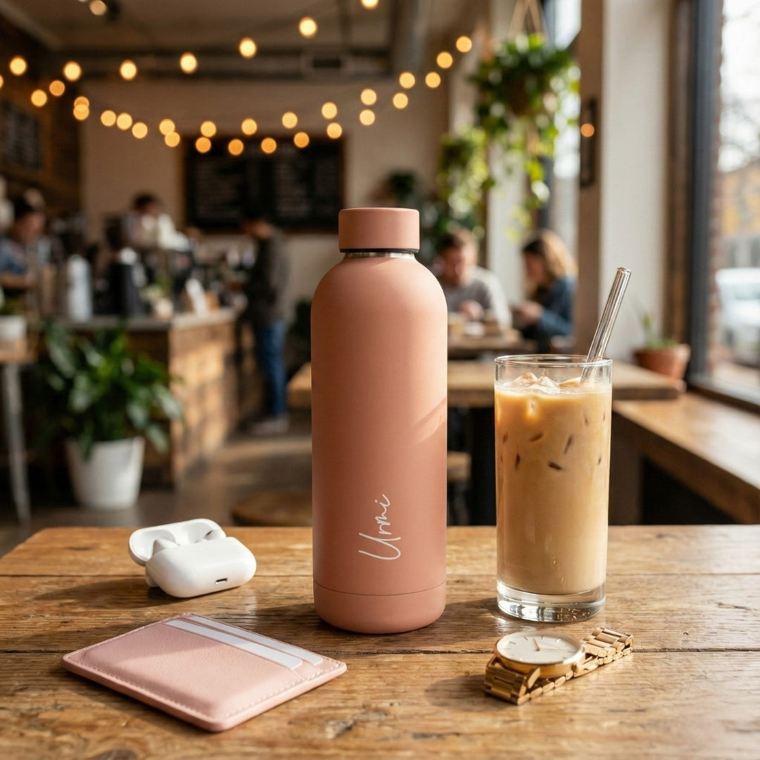Quench - Personalised Water Bottle - Warm Peach