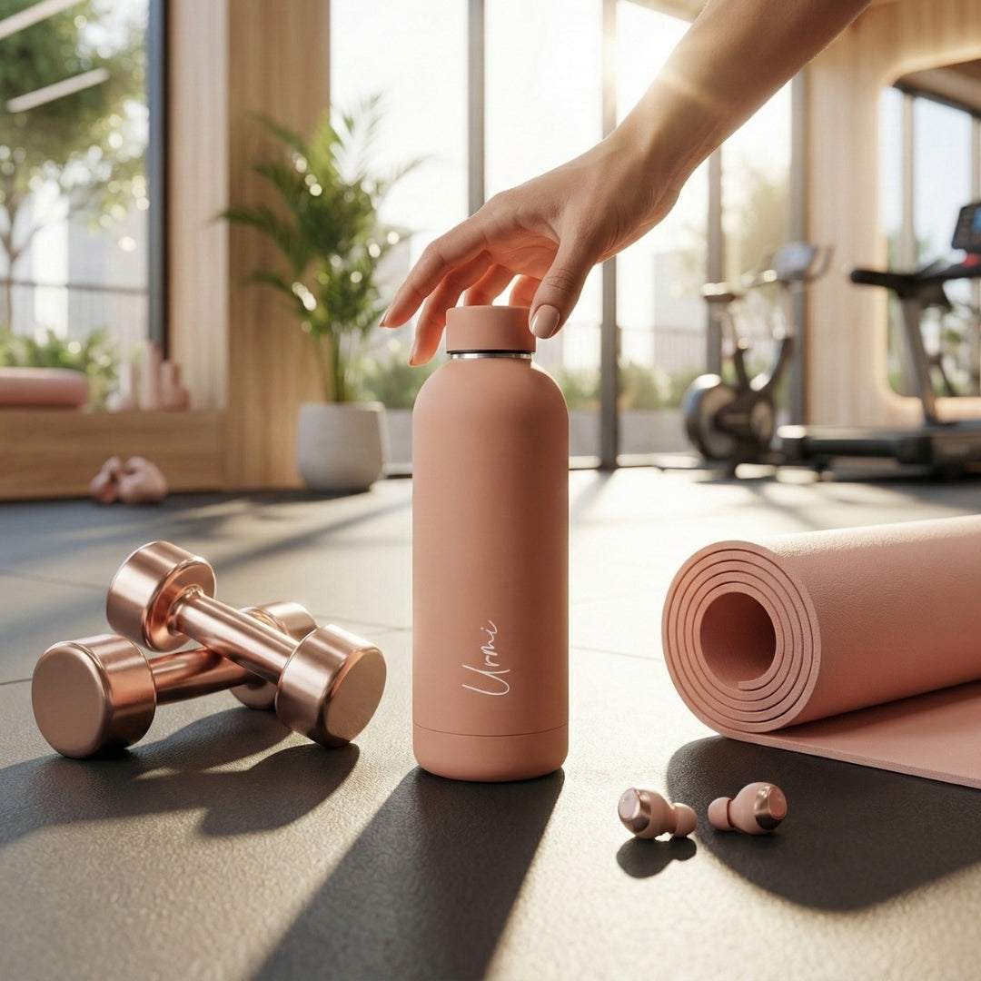 Quench - Personalised Water Bottle - Warm Peach