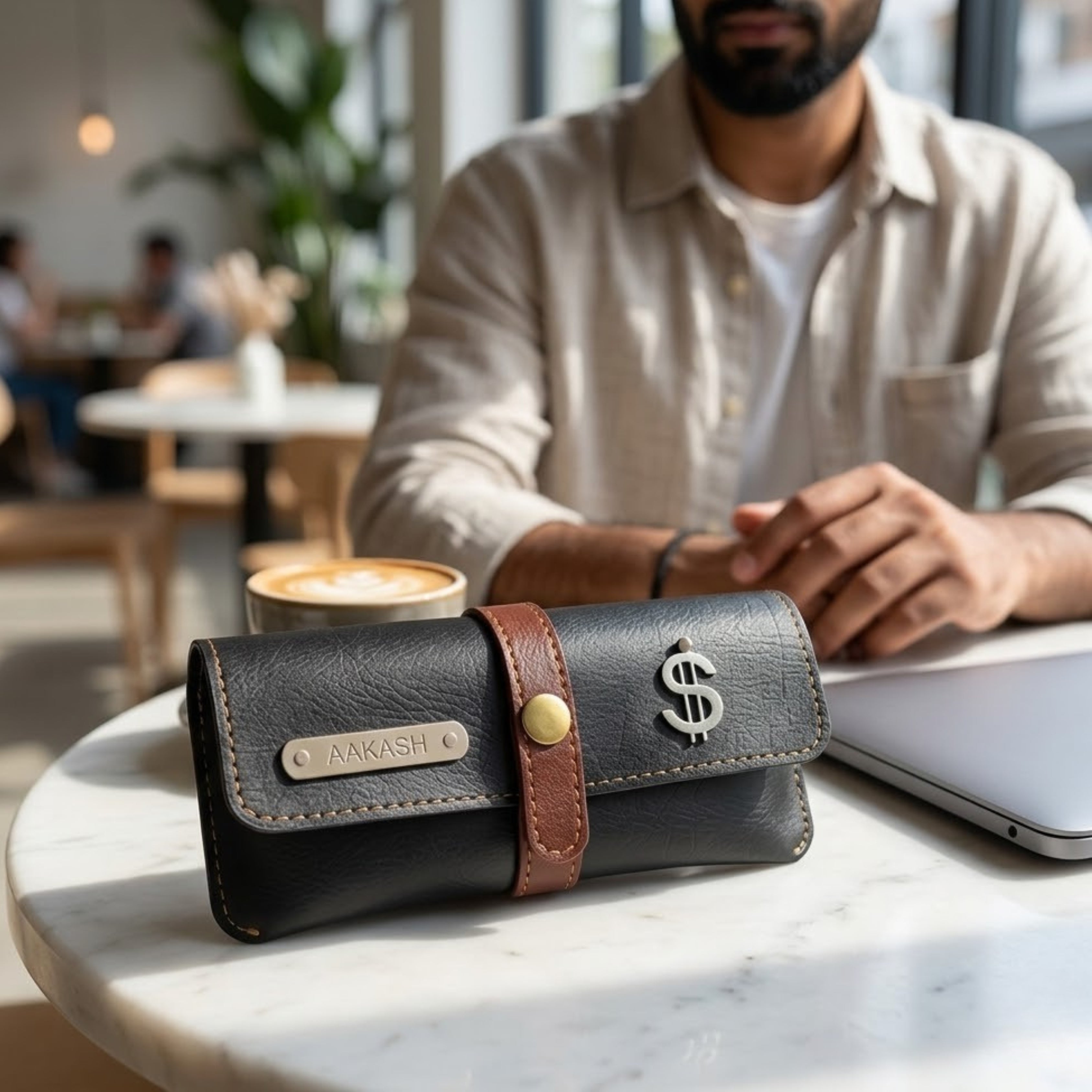 Eyewear Case With Strap - Black