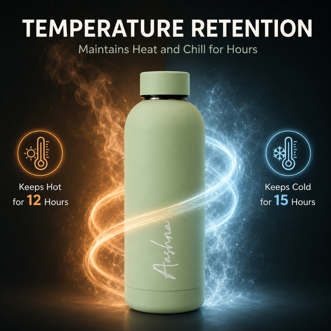 Quench - Personalised Water Bottle - Sage Green