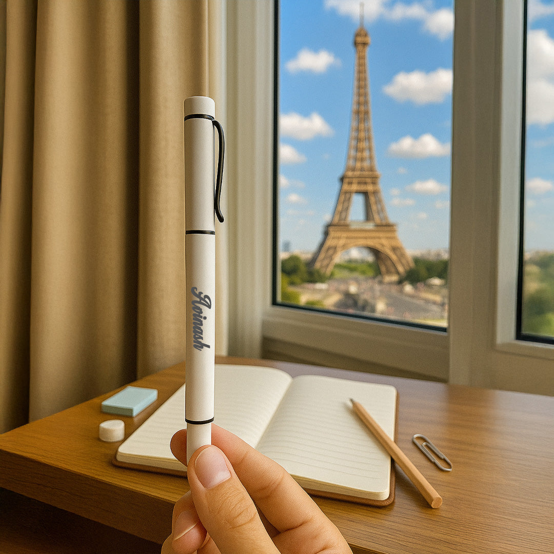 Sereno Personalised Pen - White