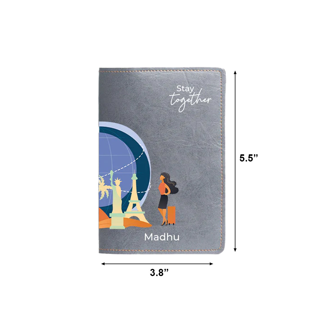 Stay together - Personalized Couple Passport Cover