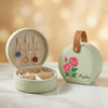 Stella Travel Jewellery Box | Compact & Stylish Organizer- Light Green