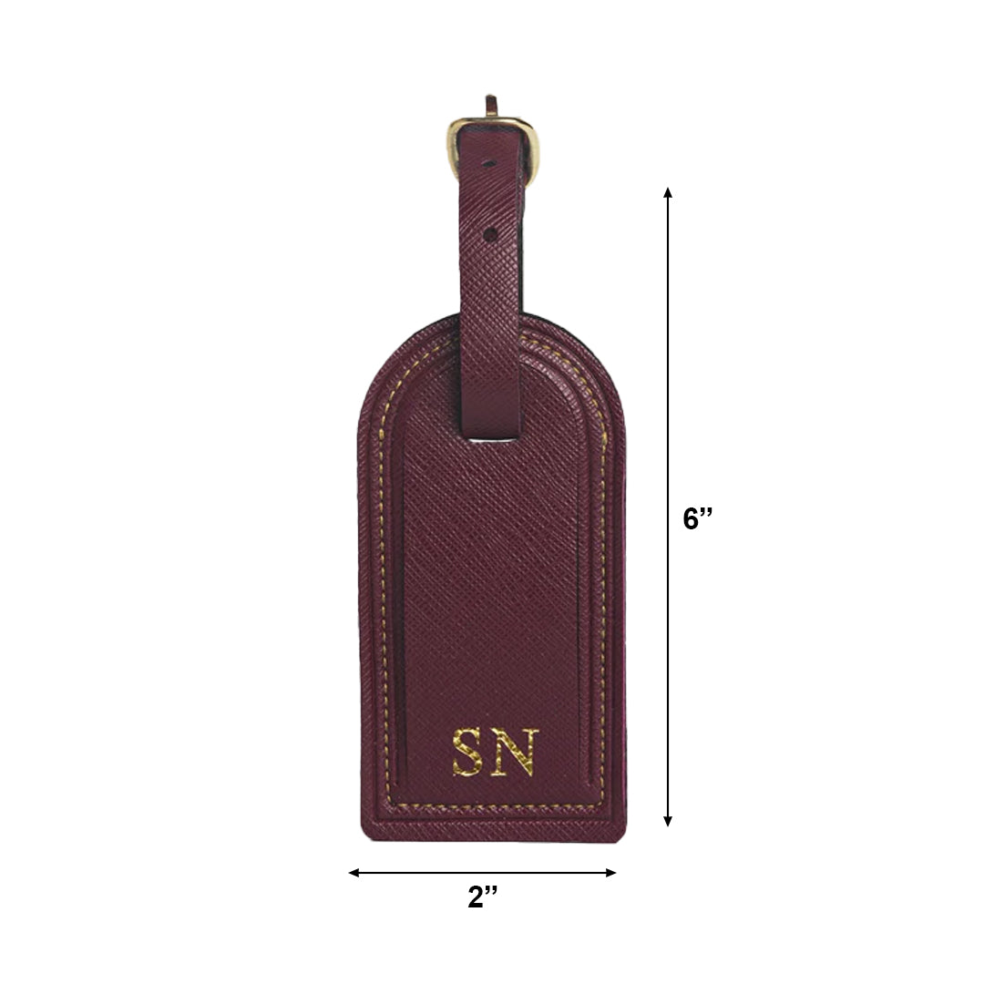 Stella Personalised Luggage Tag - Wine