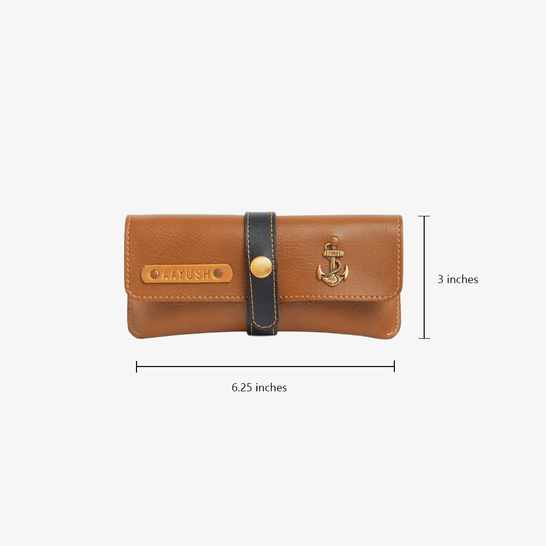 Eyewear Case With Strap - Tan