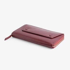 Verve Zip-around Womens Wallet - Wine