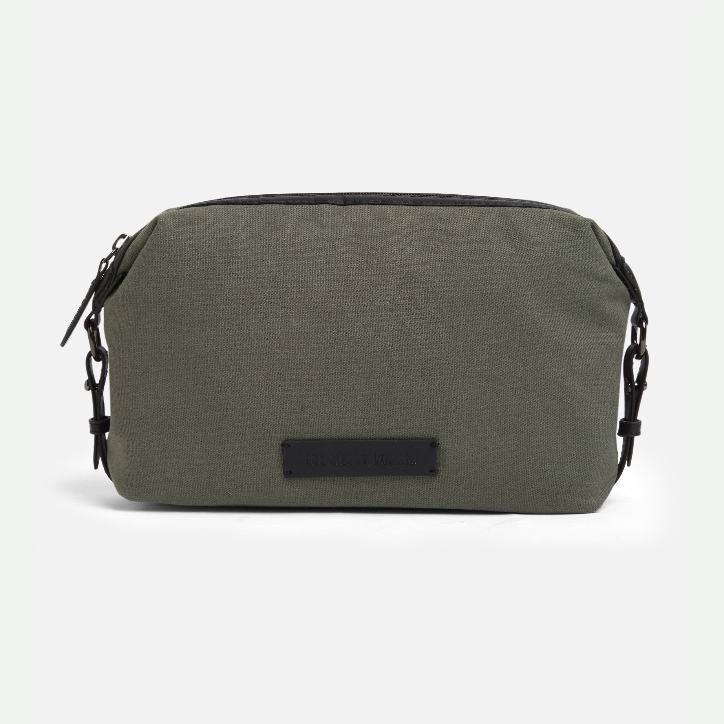 Personalised Canvas Pouch - Grey