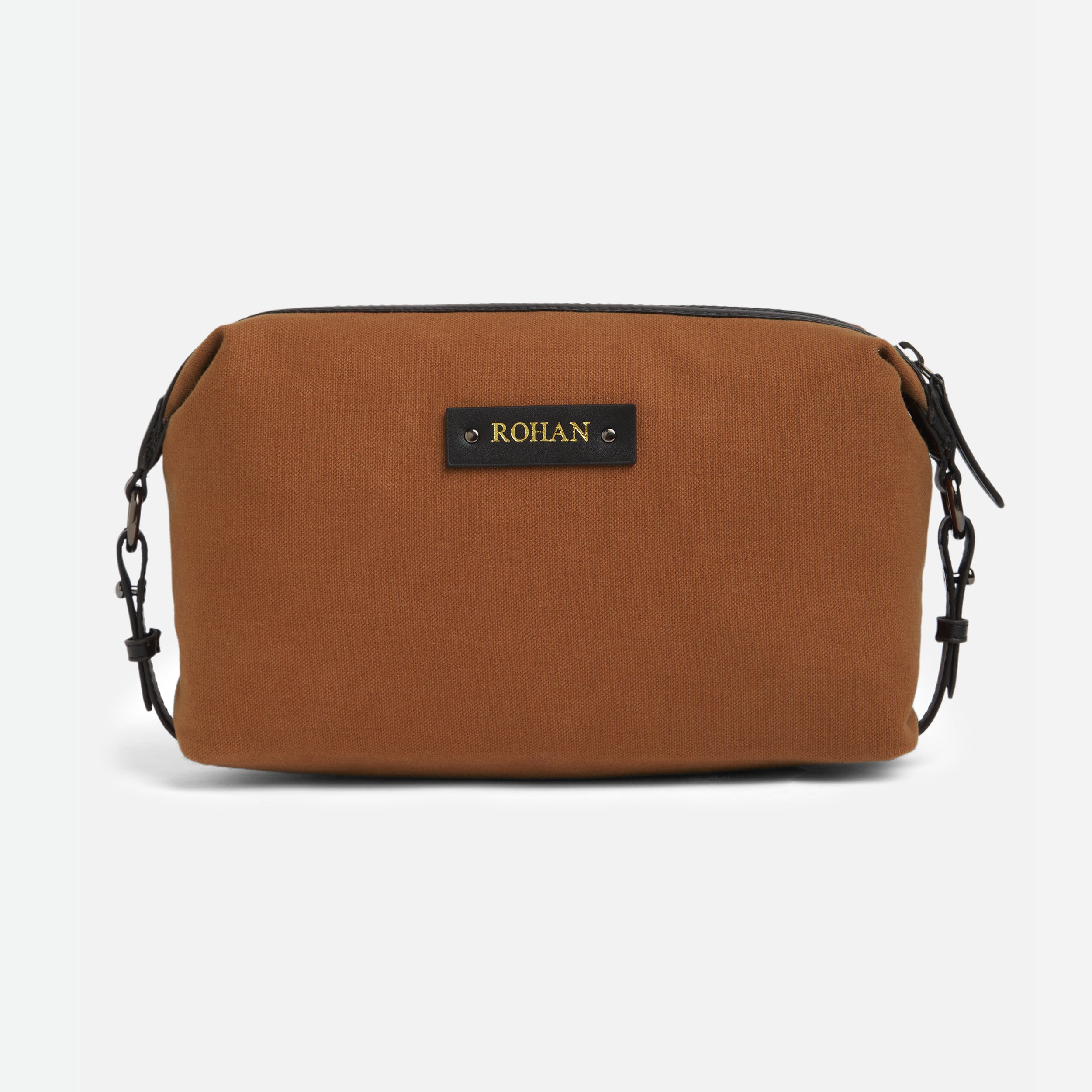 Personalised Canvas Pouch - Rust
