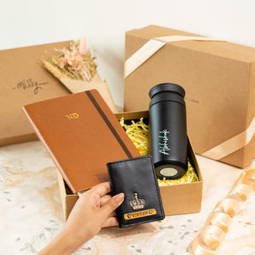 ⁠Desk Delight Hamper - Personalised Gift hamper