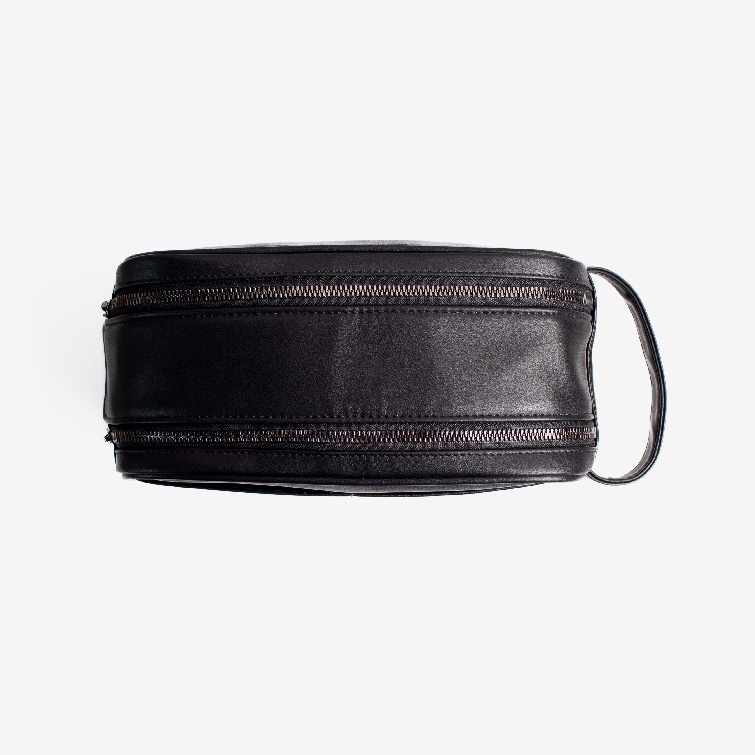 Double Zipper- Utility Pouch - Black