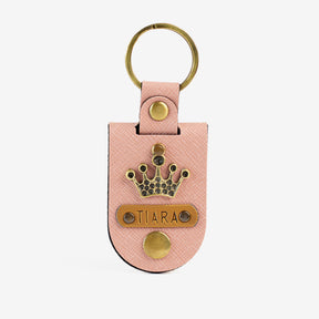 Personalised Photo Keychain - Salmon Pink