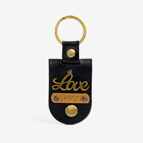 Personalised Photo Keychain Black - Main Image