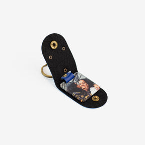 Personalised Photo Keychain - Dark Blue