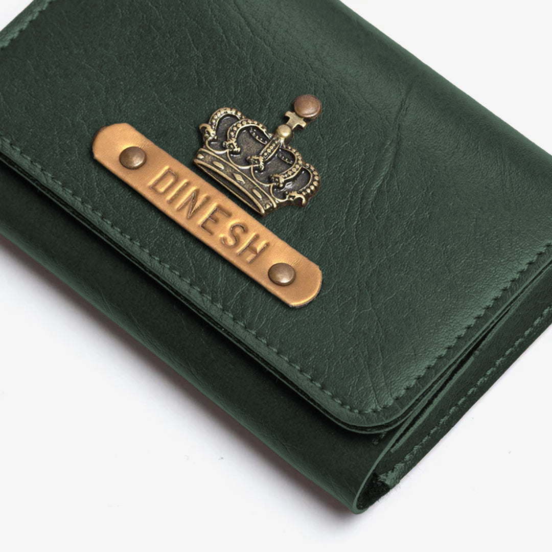 Business Card Holder/Wallet - Forest Green