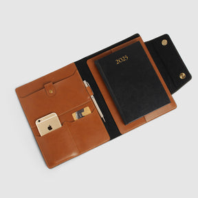 PERSONALISED OFFICE FOLDER -TAN