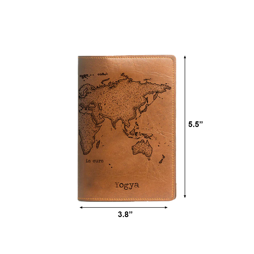 The World is Ours - Personalized Couple Passport Cover
