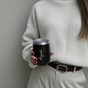 Personalised Travel Cup - Black