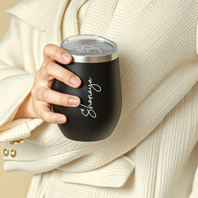 Personalised Travel Cup - Black