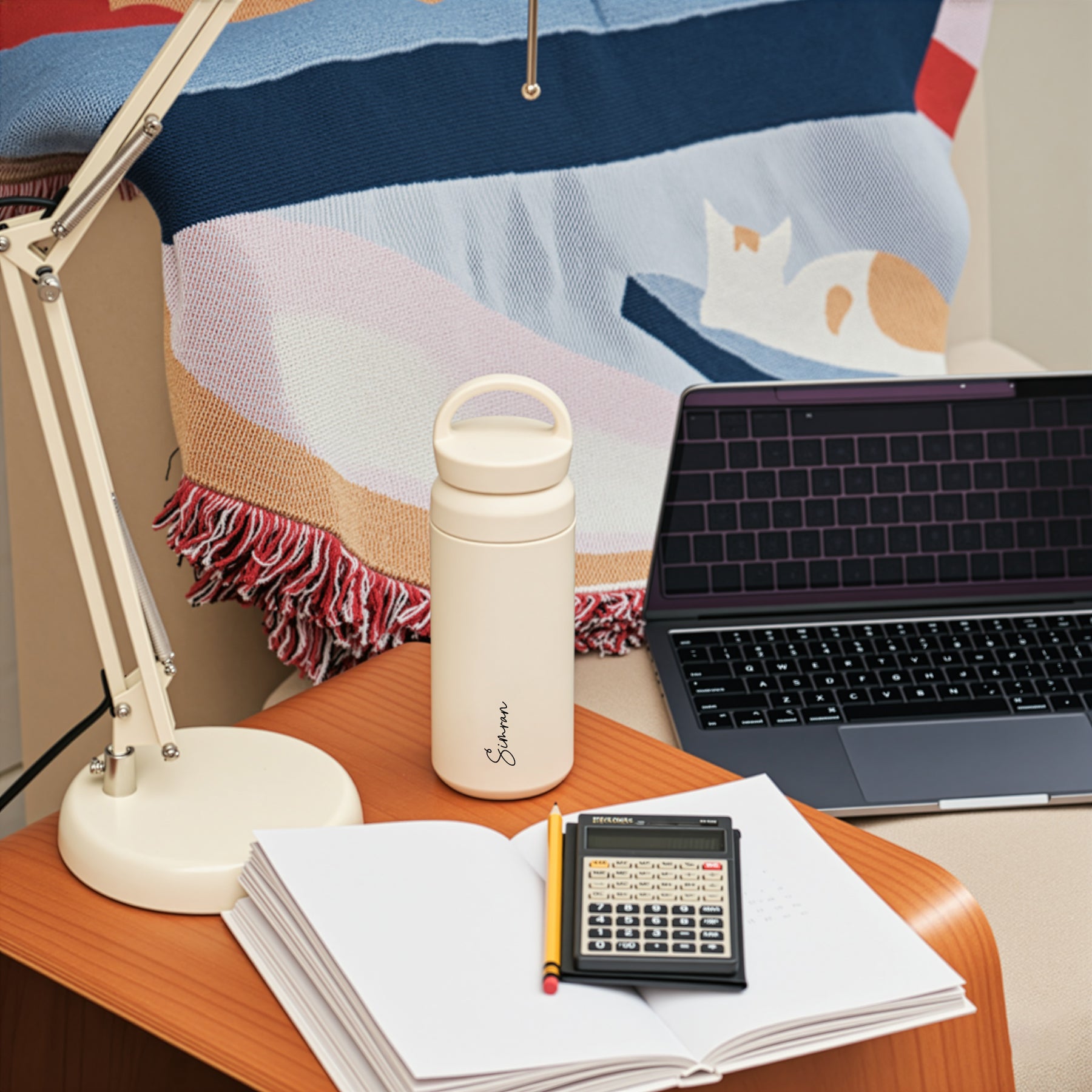 Personalised Insulated Travel Tumbler- Ivory