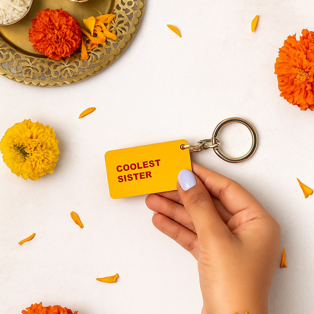 Acrylic Keychain- For Sister | Rakhi Special