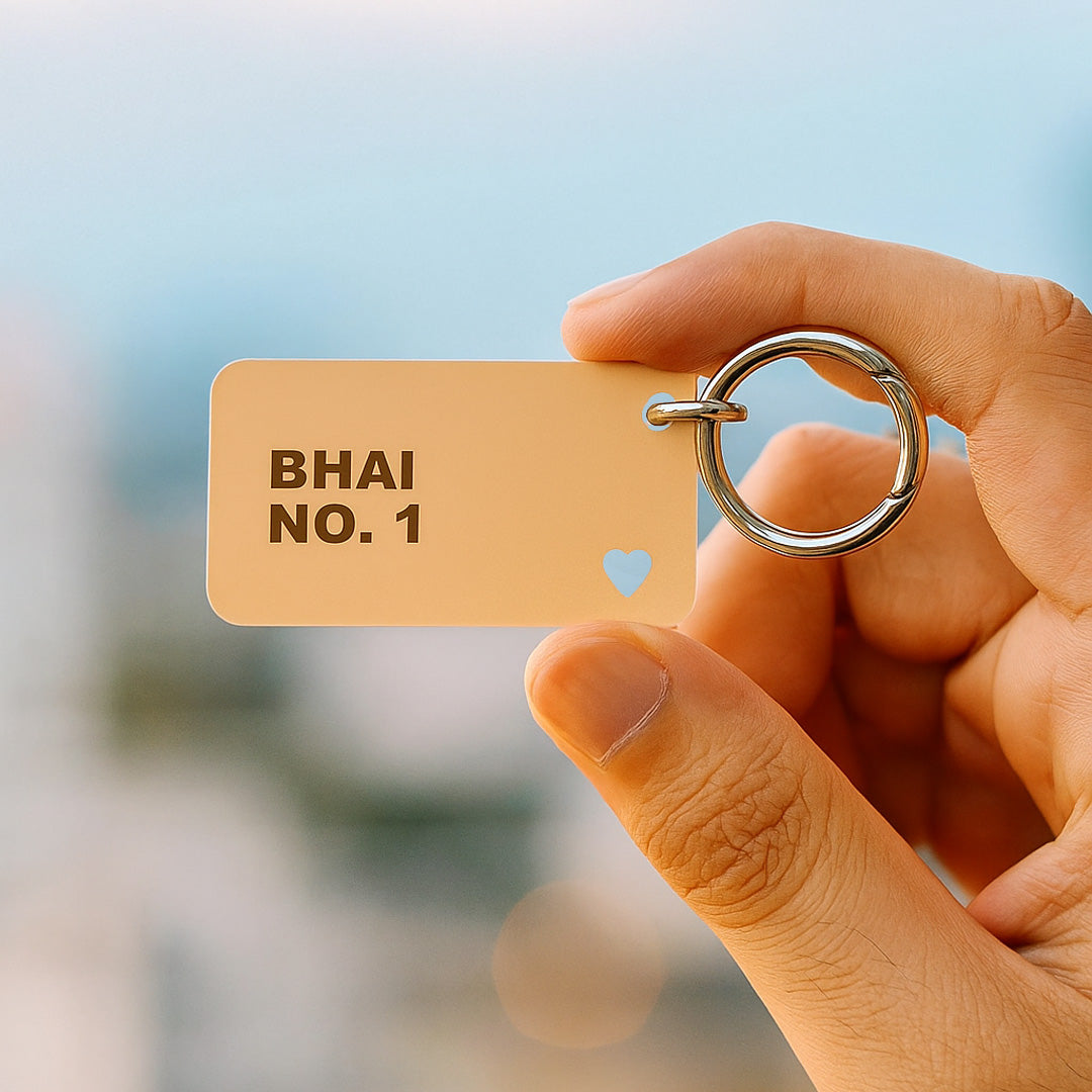 Acrylic Keychain- For Brother | Rakhi Special