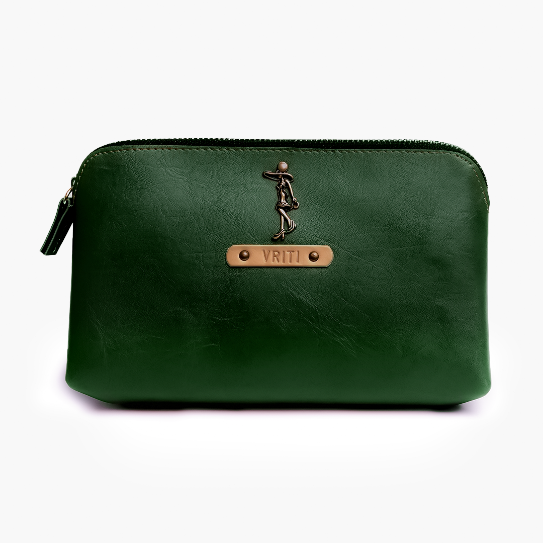 Personalized Carry All Pouch - Forest Green