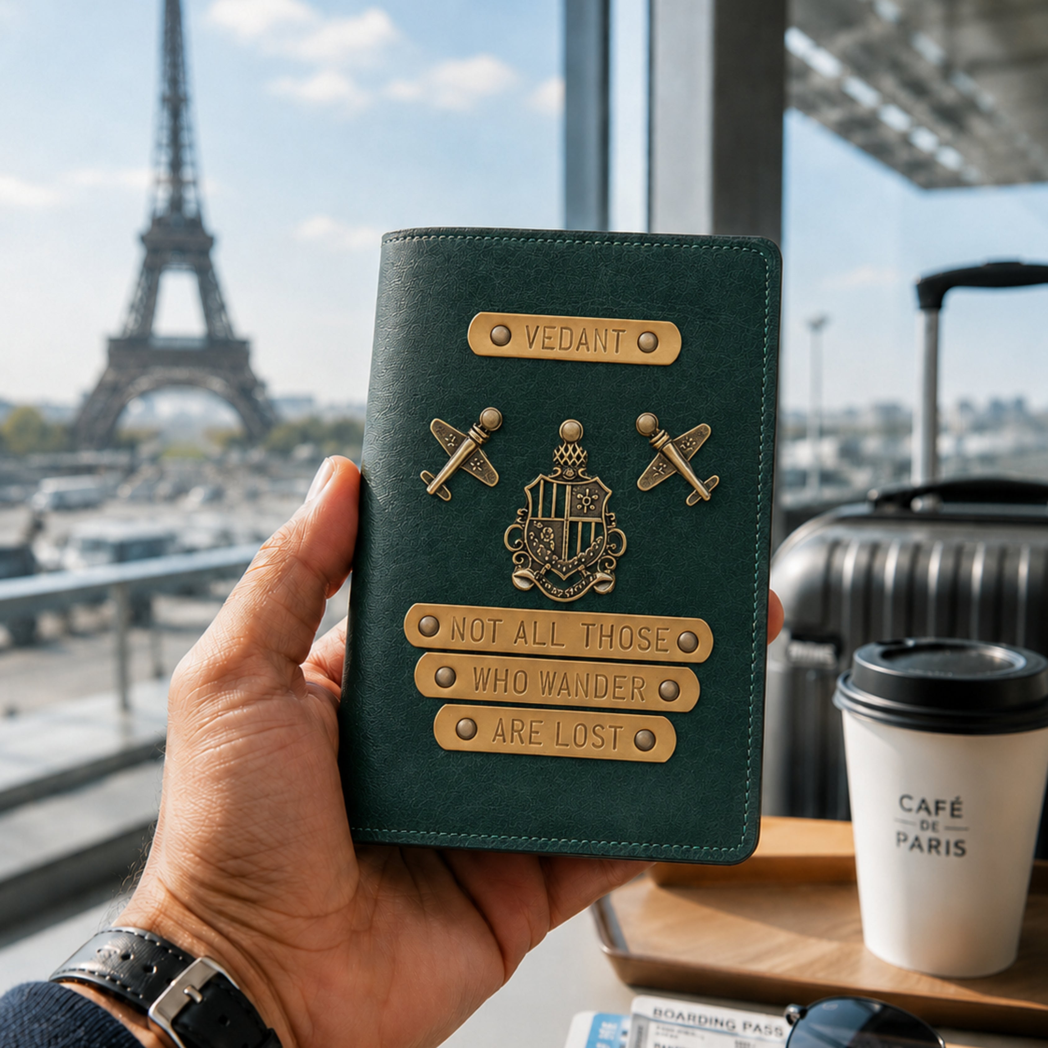 Passport Cover - Not All Those Who Wander Are Lost