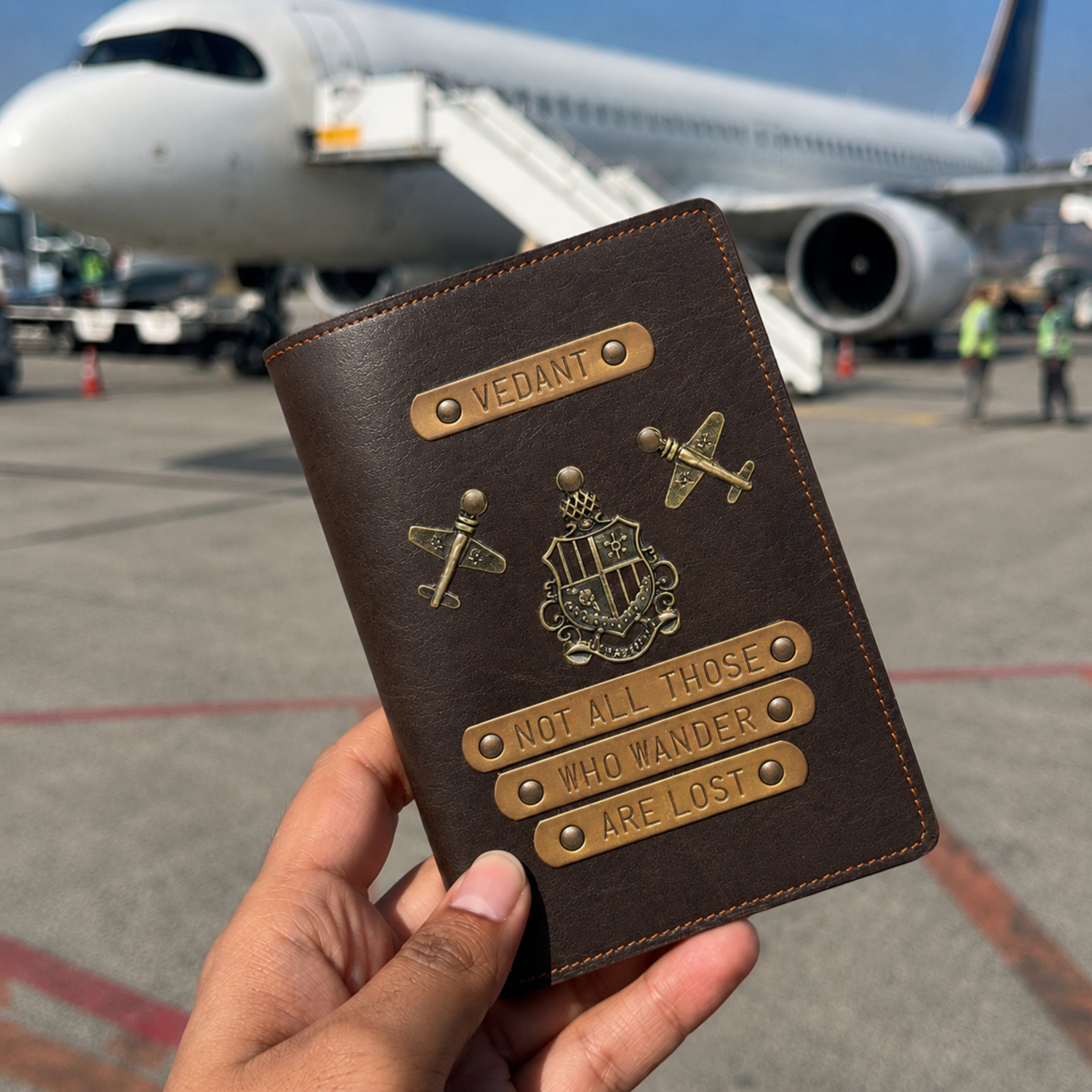 Passport Cover - Not All Those Who Wander Are Lost