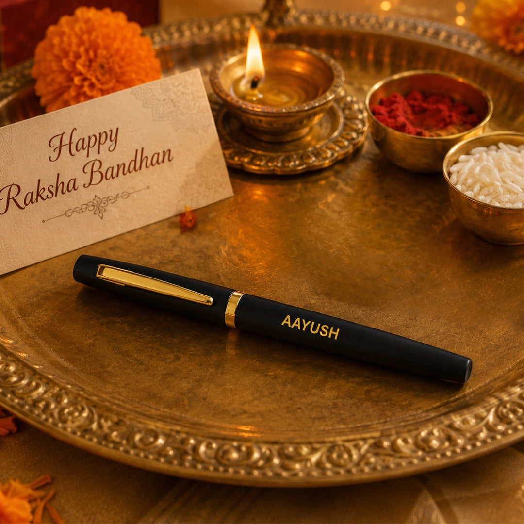 Estilo Personalised Pen - Black