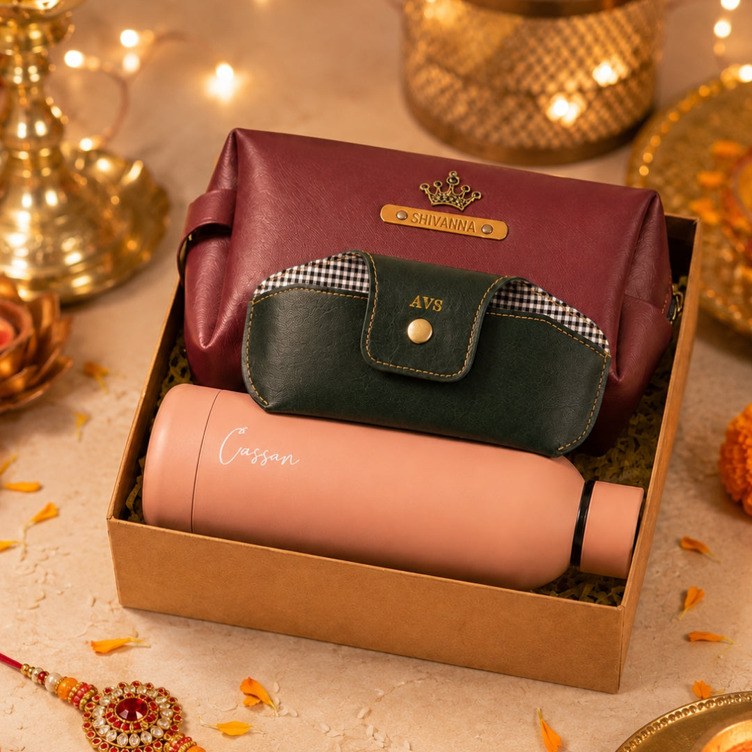 Personalized Self-Care Rakhi Gift Hamper for Sister
