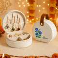 Stella Travel Jewellery Box | Compact & Stylish Organizer- White