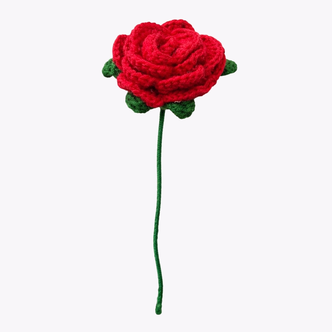 Additional Personalisation Options - Crochet Rose - Red