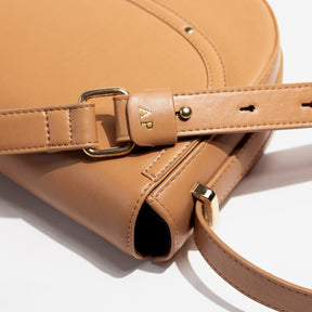 Verve Personalised Crossbody Bag - Camel