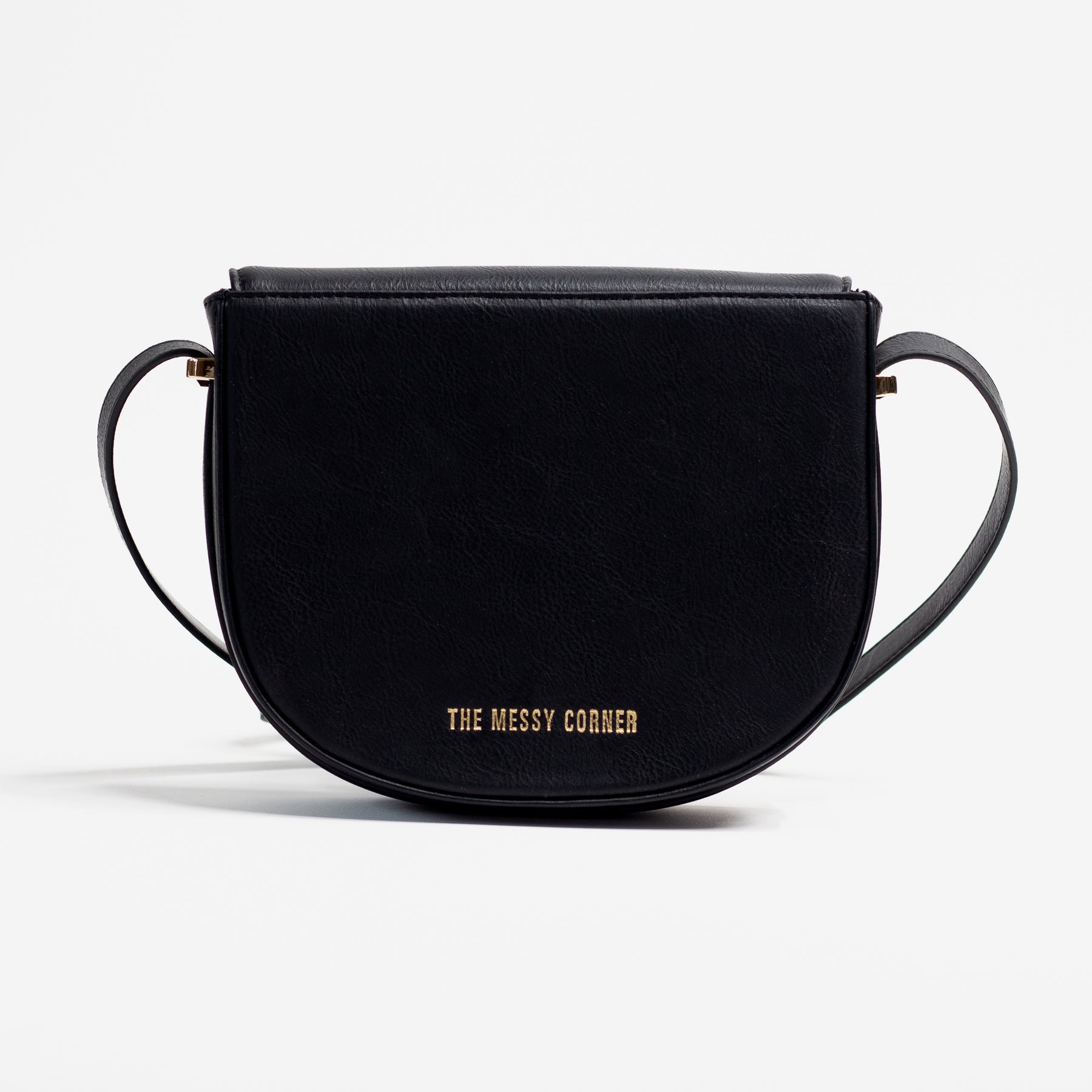 The Messy Corner | Verve Personalised Crossbody Bag - Black 