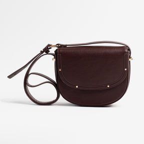 Verve Personalised Crossbody Bag - Dark Brown