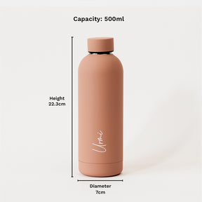 Quench - Personalised Water Bottle - Warm Peach