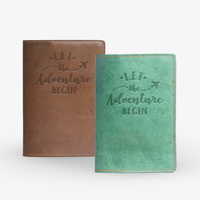 Let The Adventure Begin -  Passport Cover