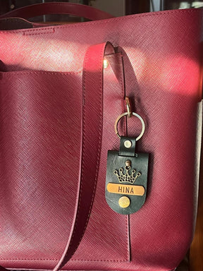 Personalised Photo Keychain - Black