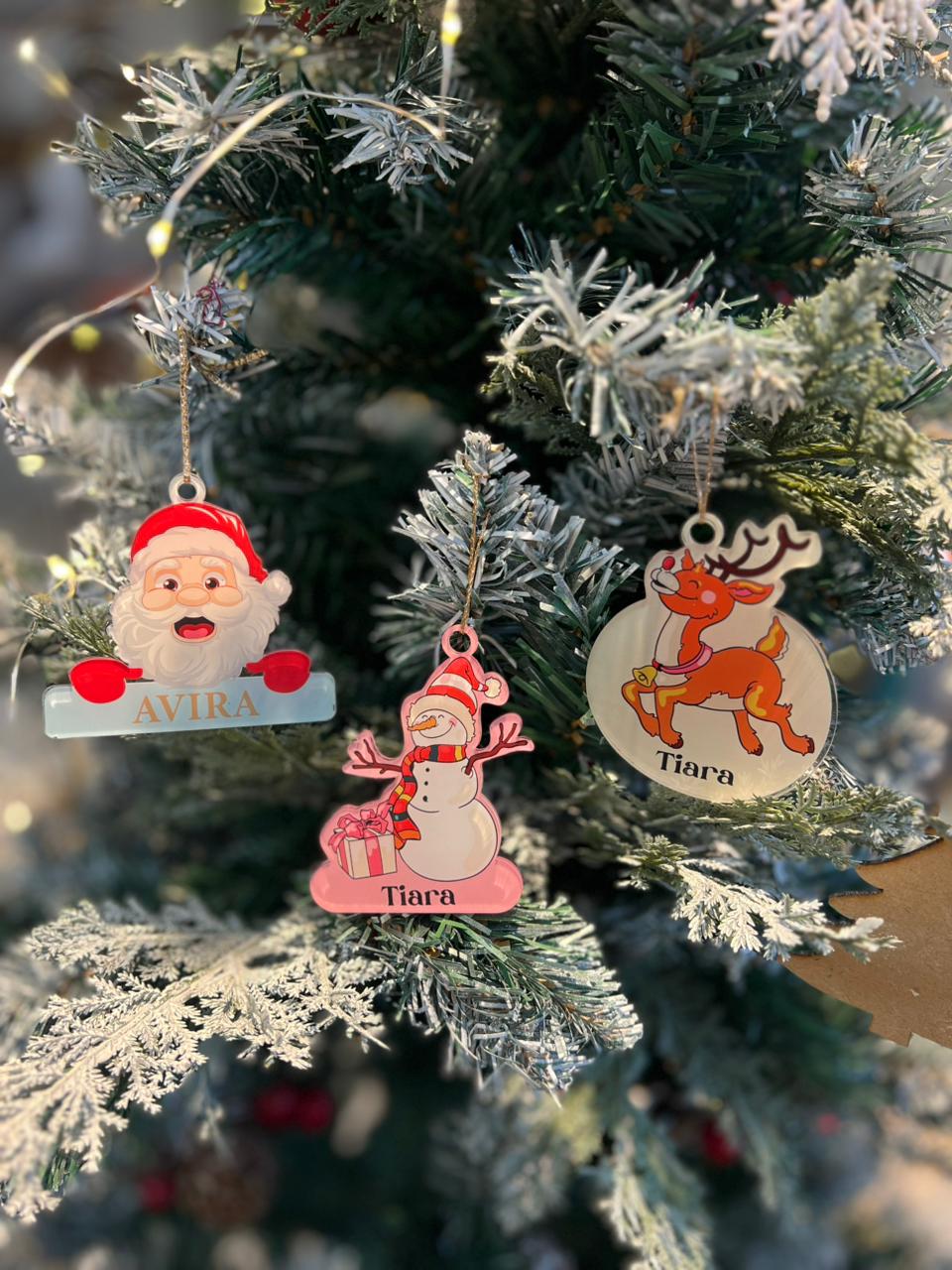 Personalised Christmas Ornament - Snowman