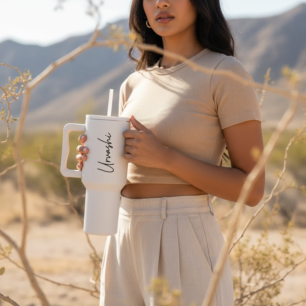 Quench Pro Max Tumbler - Ivory White