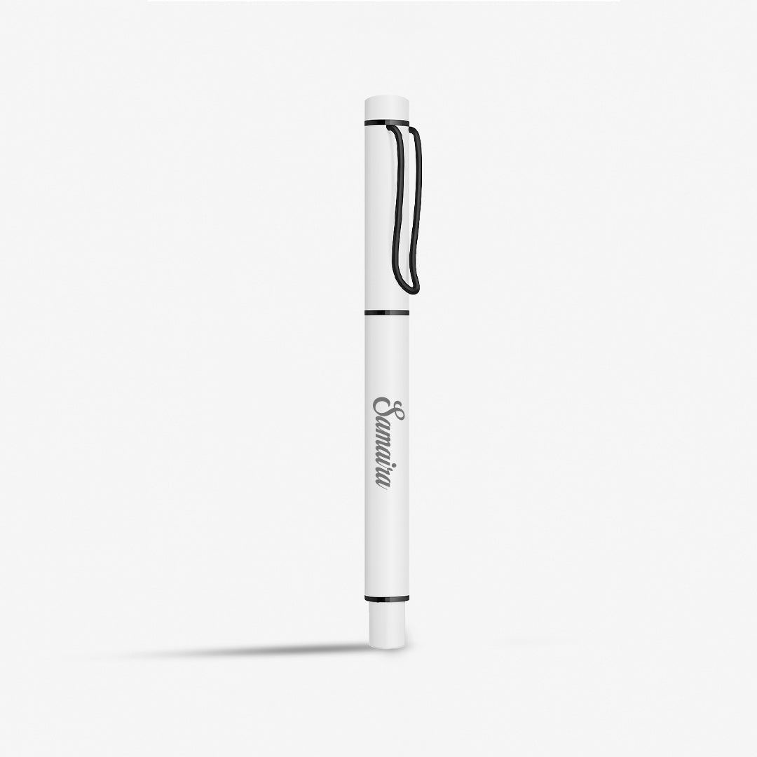 Sereno Personalised Pen - White
